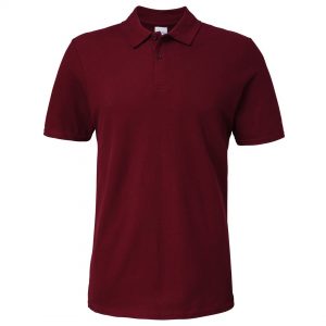 mens polo maroon