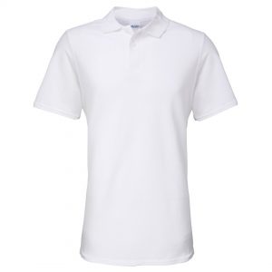 mens polo white