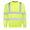 yellow hi-vis sweatshirt