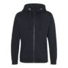 zipped hoody navy