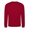 red sweatshirt back