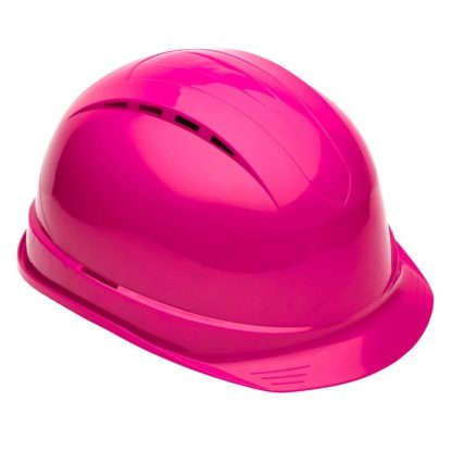 pink safety helmet