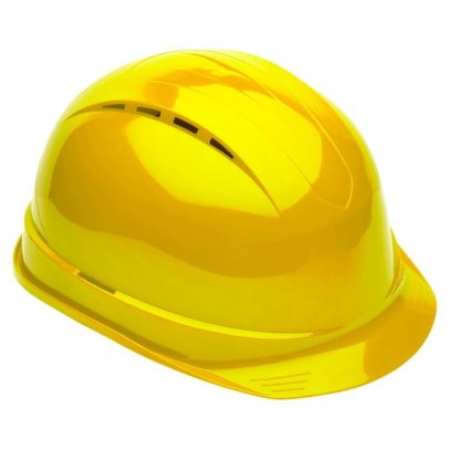 yellow safety helmet