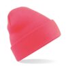 Cuffed Beanie fluorescent pink