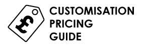 customisation pricing guide