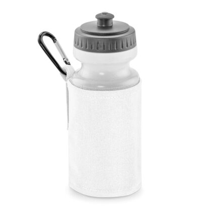 white water bottle and holder