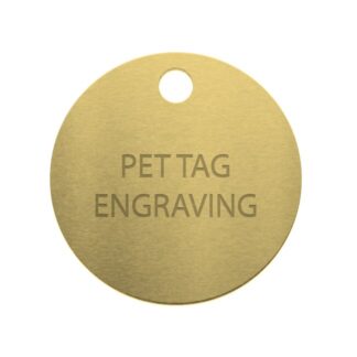 pet tag engraving