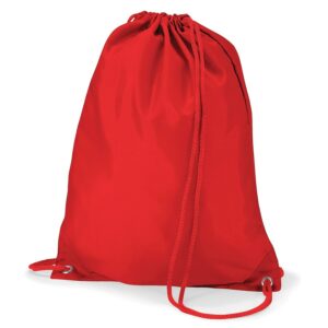 Polyester Gymsac red