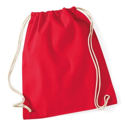Cotton Gymsac red