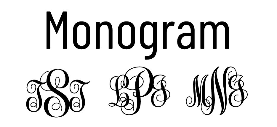 monogram font