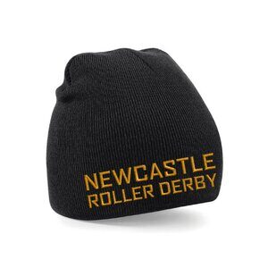 newcastle roller derby proofs sleeveless beanie