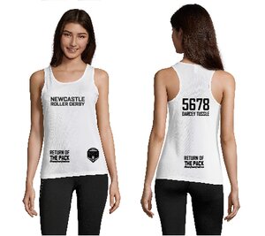 newcastle roller derby proofs-white vest