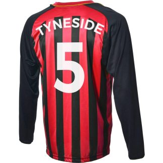 custom names and numbers on football shirts