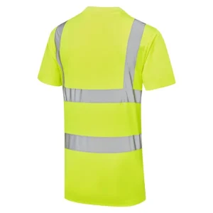 yellow hi-vis t-shirt reverse