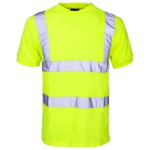 yellow hi-vis t-shirt